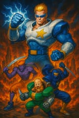 20250620_1324_Captain Commando Poster_remix_01jy75tc4ee57swzsme0b5msq8