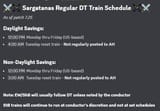 TrannySchedule