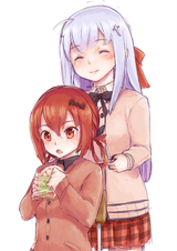 __satanichia_kurumizawa_mcdowell_and_raphiel_shiraha_ainsworth_gabriel_dropout_drawn_by_eleaclarisse__785e6bfa1a7b89b84dab05ca4c80d1e7