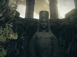 statue of a woman in ancient rauh blackstone ruins