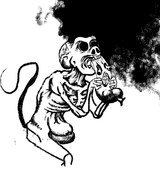 monkey eating bloon