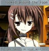 I look around the room