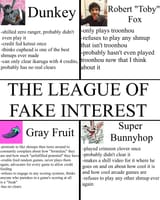 !the league of fake interest