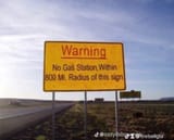 no gas