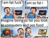 being at computers