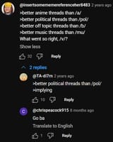 comment