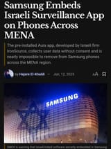 samsung jew israel