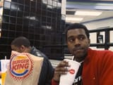 Kanye Chilling In Burger King