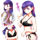 __matou_sakura_fate_and_2_more_drawn_by_dousunnen__c0fc132ea6ecc0d46d603e894df52da0