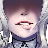kaine lip bite