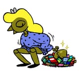 LayingDrinkyEgg