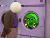 SCRAAAATCH IM STUCK IN THE WASHING MACHINE AGAIN