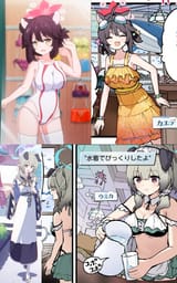 swimsuit arc hyakkomic