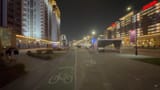 dprk street at night