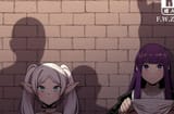 Frieren and fern vs Ojisan and horse