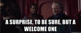 A Surprise To Be Sure