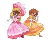 Black Peach and Daisy