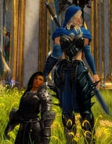 water temple link and his shortstack gf