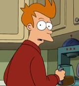 Fry is most confused