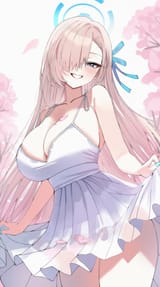 asuna white dress