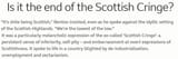 scottish cringe