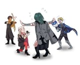 Byleth corrals suitors.
