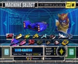 F-Zero AX select screen