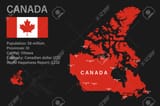 163024430-highly-detailed-canada-map-with-flag-capital-and-small-map-of-the-world-highly-detailed-map-with