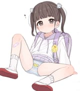 Loli panties match her pregnancy buzzer
