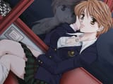 a cute girl who loves you so much even her reflection keeps looking at you
