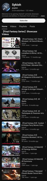 ff15 vs ff16 vs ff7r2 moveset vid