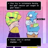 intimidate berdly