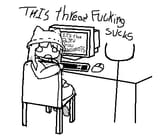 thread down the drain this month