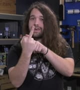 Steve middle finger
