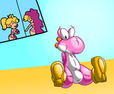 Peach rubber yoshi