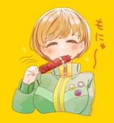 __satonaka_chie_persona_and_1_more_drawn_by_kyougetsu_junrai__7e9806b39fe9de79c1543e7cc70a9eaa