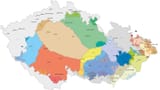 Grey areas were ethnically cleansed and fully German, hence nowadays forming a dialectological anomaly