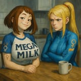 20250625_1242_Ochako and Samus Kitchen Scene_simple_compose_01jym9pnapf08b21p4rk5vhc5g
