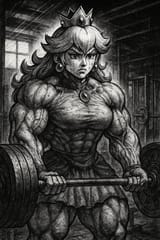 princess peach roid gym