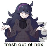 7570 - colored female hex_maniac parody pokemon pokemon_xy purple_eyes reaction_image shrug smirk text