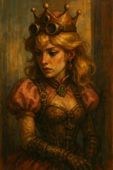 steampunk peach