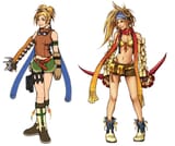 Rikku before and after