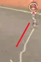 literal straight line