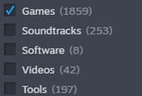 Steam library