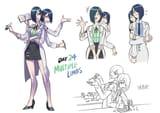 multi limb science lady