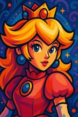 princess peach portrait 1