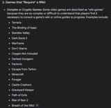 Wiki mandatory