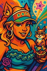 squirrel girl summer portrait 1