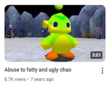 fat and ugly chao