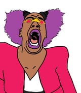 angry woke chimp noises lol